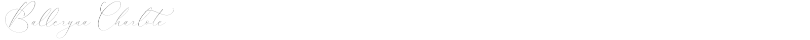 Balleryna Charlote font preview